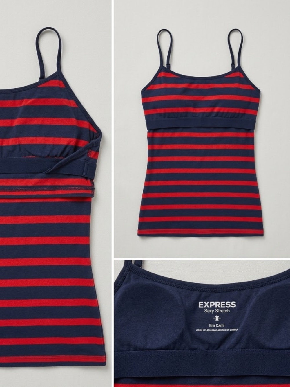 Express self bra cami tank top